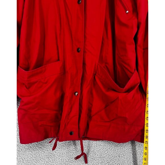 Vintage Foxland Women’s Red Winter Coat  w/Snap Closure - Picture 5 of 16